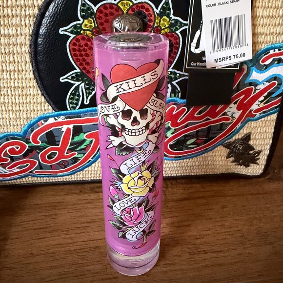 NWT Ed Hardy Bundle Tote & Perfume - Picture 4 of 16